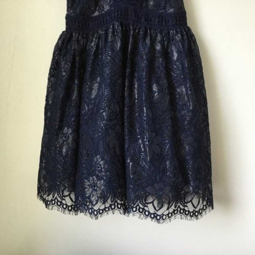 Tfnc Bethany Lace Party Blue/Navy Color Dress Siz… - image 4