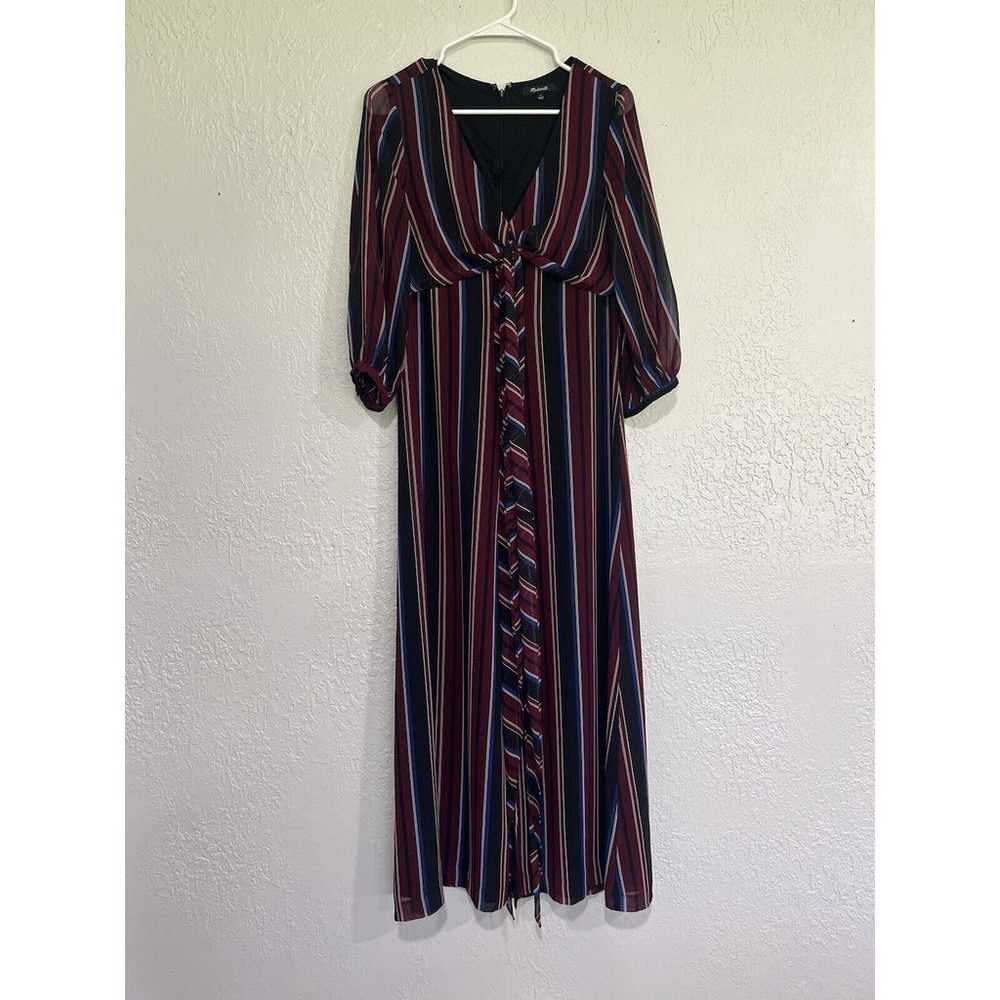 Madewell Wrap-Around Maxi Dress in Stockdale Stri… - image 2