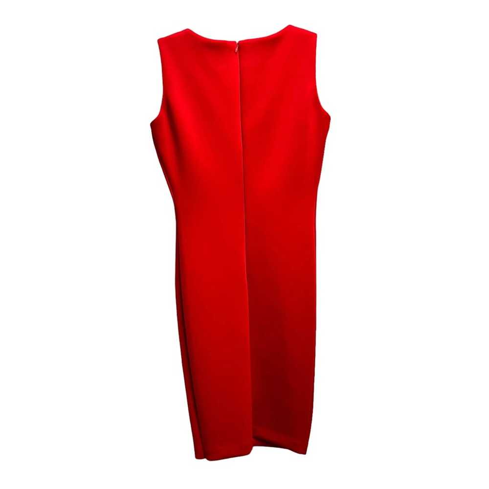 Calvin Klein Red Mirror Embellished  Sheath Dress - image 3