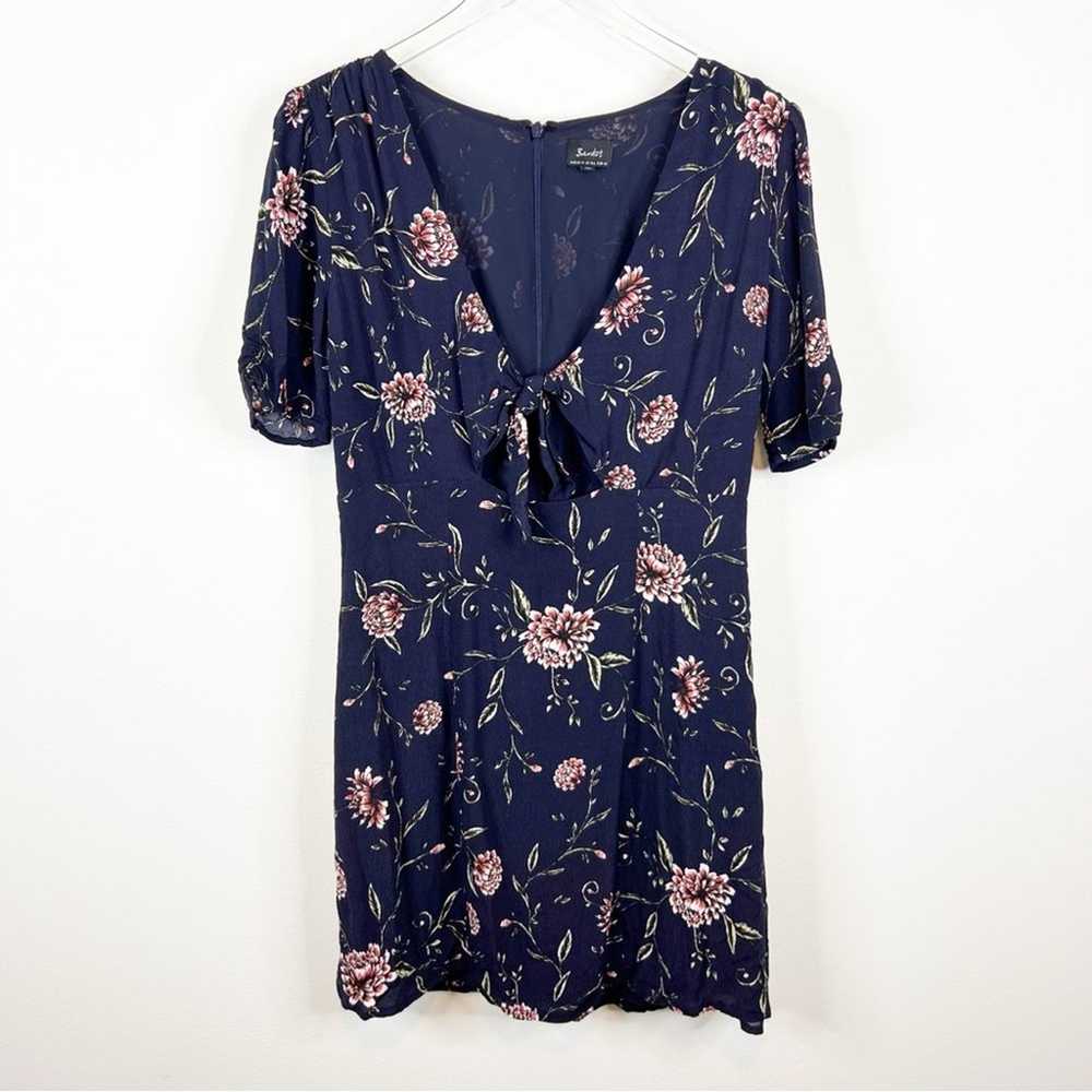 Bardot Floral Tie A-Line Mini Dress 10 - image 2