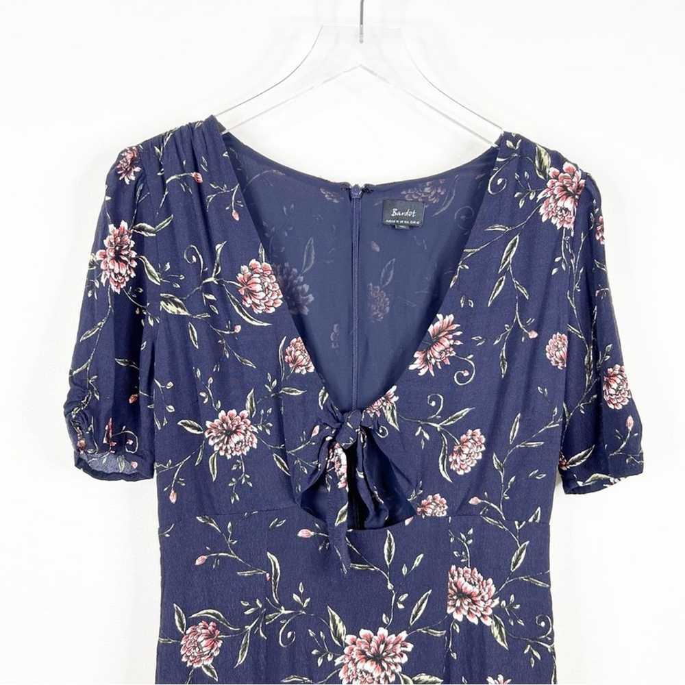 Bardot Floral Tie A-Line Mini Dress 10 - image 4