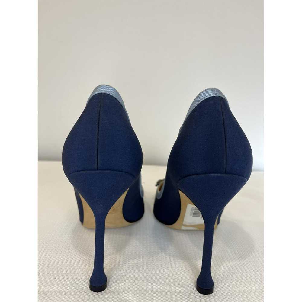 Manolo Blahnik Hangisi cloth heels - image 2