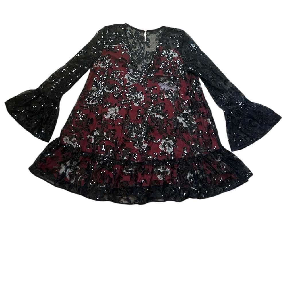 Free People Falling Flowers Frock Dress Size Medi… - image 1