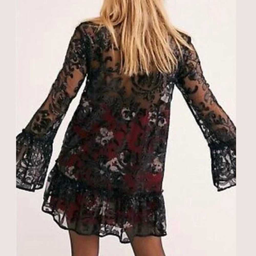 Free People Falling Flowers Frock Dress Size Medi… - image 6