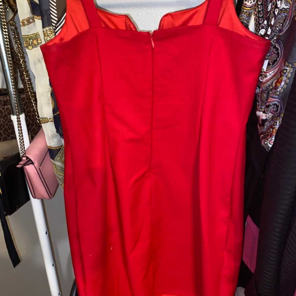 Superdown Square neck red mini dress - image 3