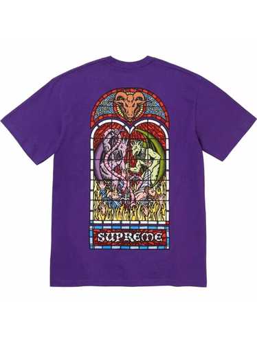 Supreme Supreme worship tee -purple-fw23