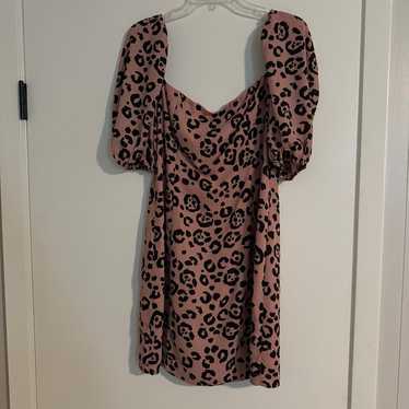 Never worn cheetah print dress