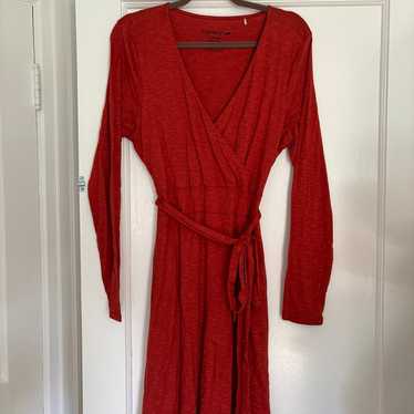 Toad & Co Women’s Knit Wrap Dress (L) - image 1