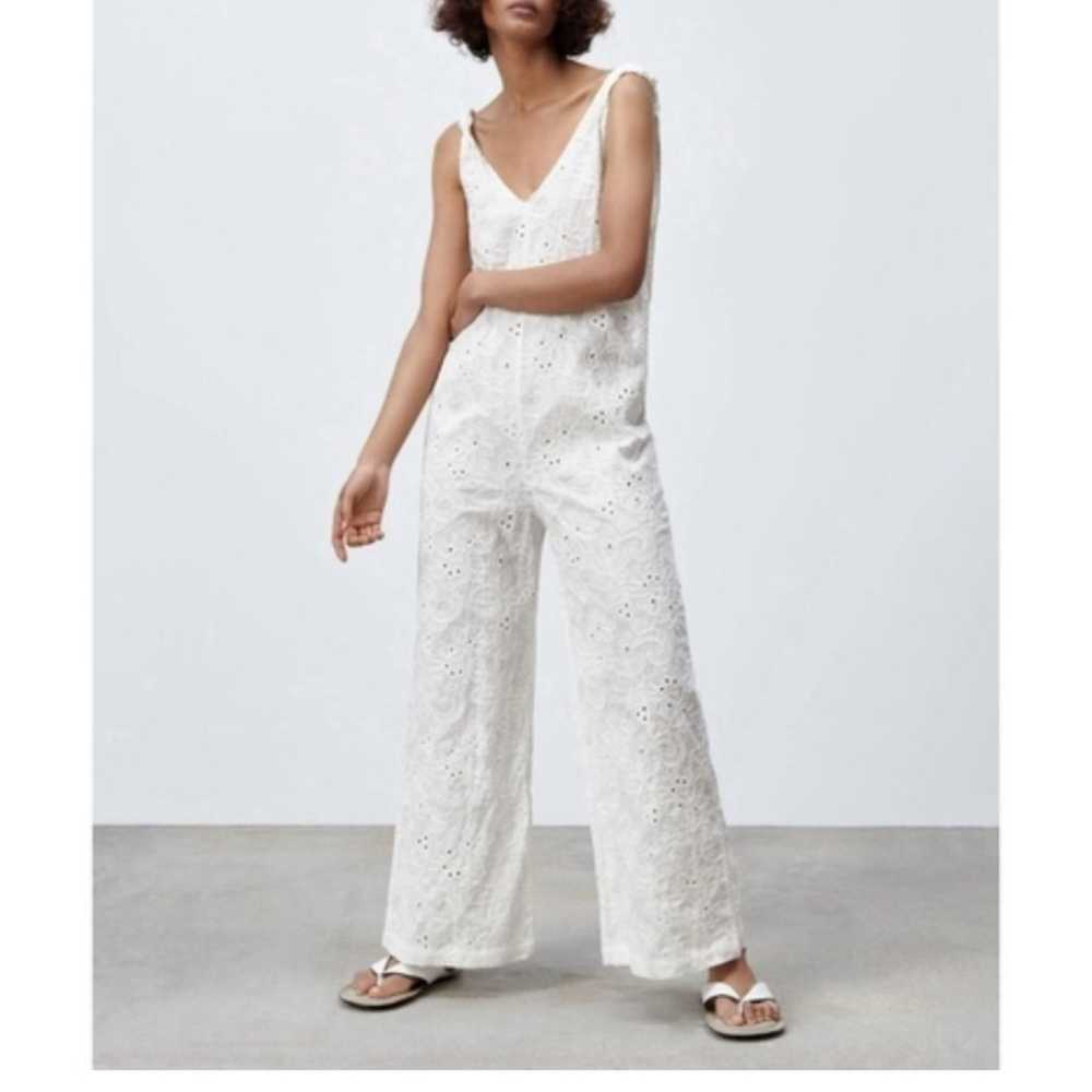 Zara Embroidered Eyelet jumpsuit - image 10