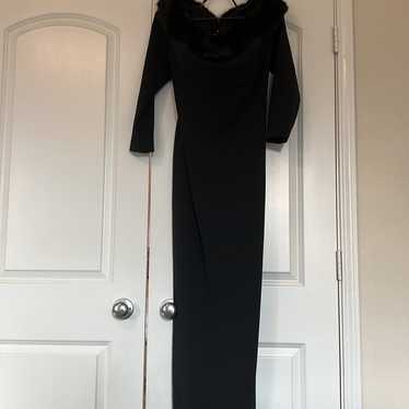 Calvin Klein Gown Maxi black dress Size 14 - image 1