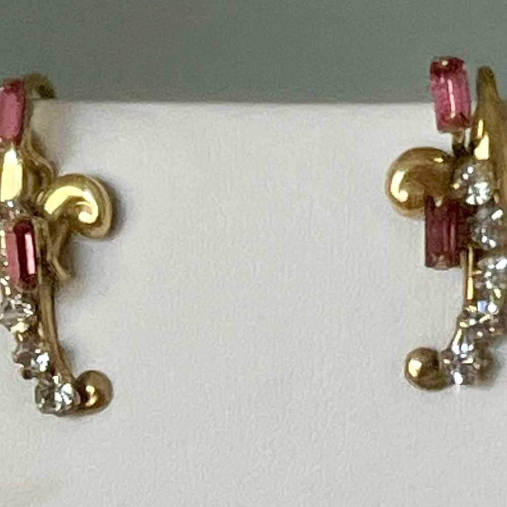 Vintage 1940s 1/20 12k gf gold filled Ruby Rhines… - image 6