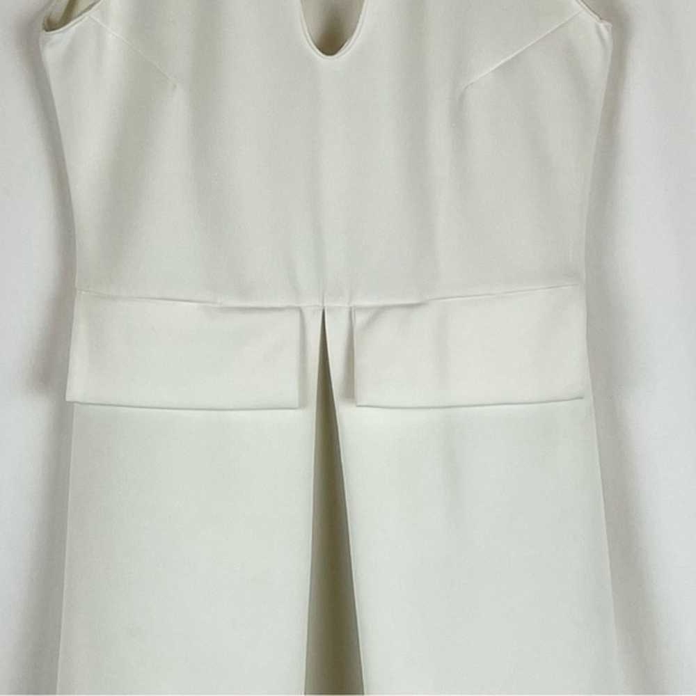 Zara White Deep V-Neck Party Event Dress NWOT - image 3