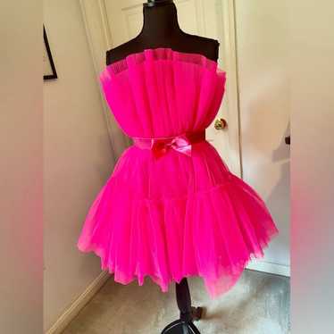 Hot Pink Tulle Dress