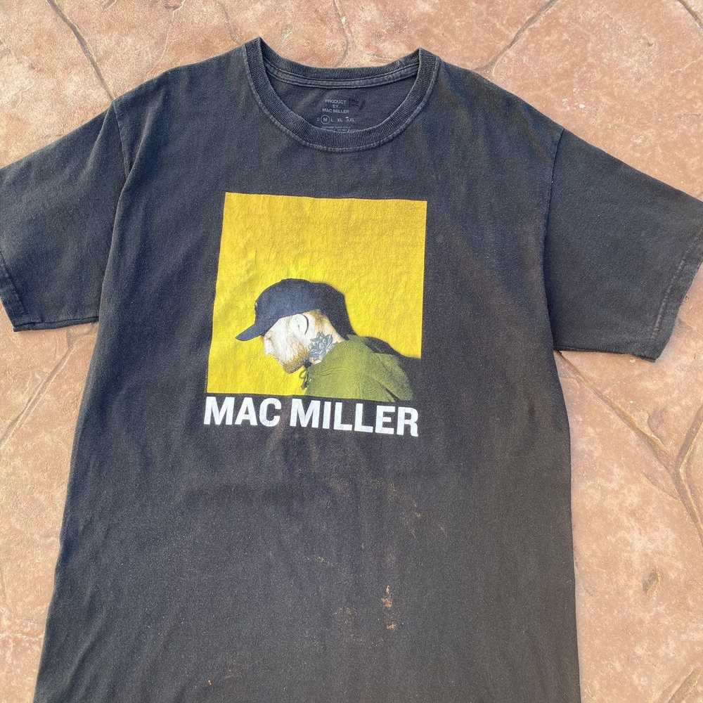 Mac Miller × Rap Tees × Rare Thrashed Faded Mac M… - image 2