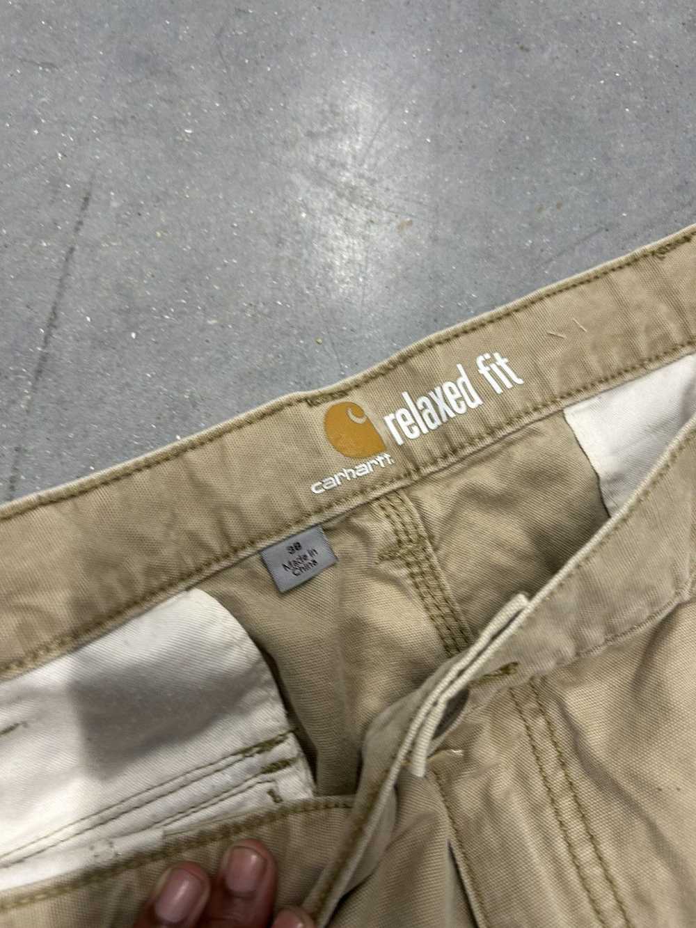 Carhartt × Vintage Carhartt khaki cargos 38 - image 2