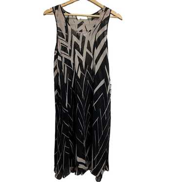 Floreat Anthropologie Silk Sheer Tank Dress Womens