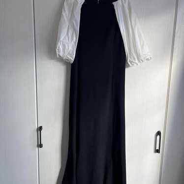 Balloon sleeve long one-piece dress. - image 1