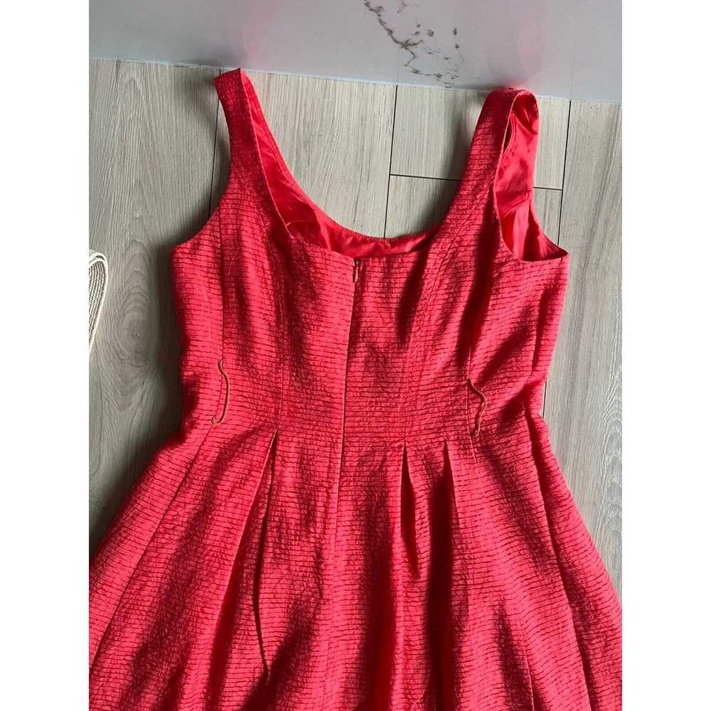 Nine West Elegant Lined Coral Orange Short Tank D… - image 8