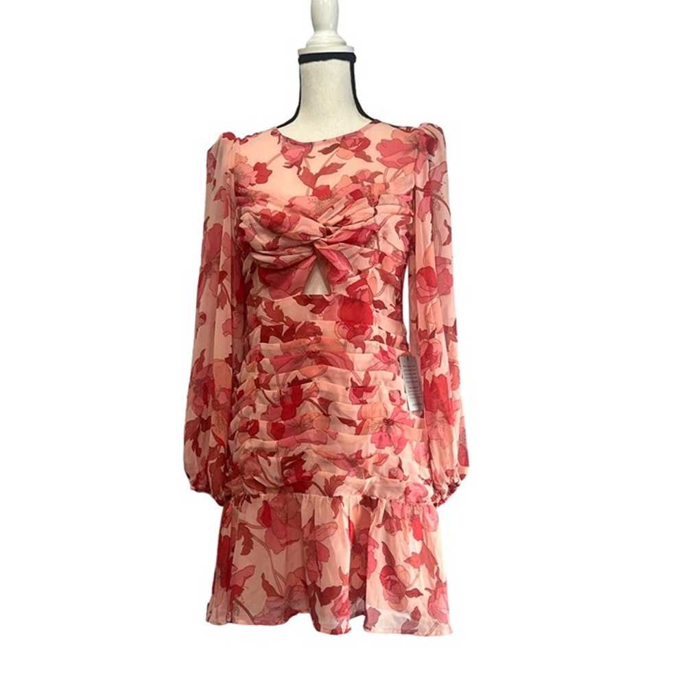 ASTR the Label Floral Long Sleeve Dress, M - image 3