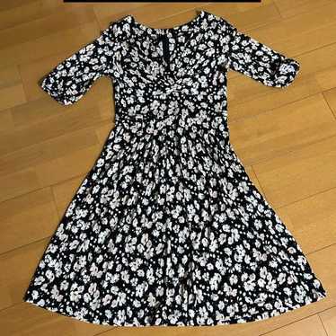 Franco Ferraro 100% Silk Floral Chiffon Dress