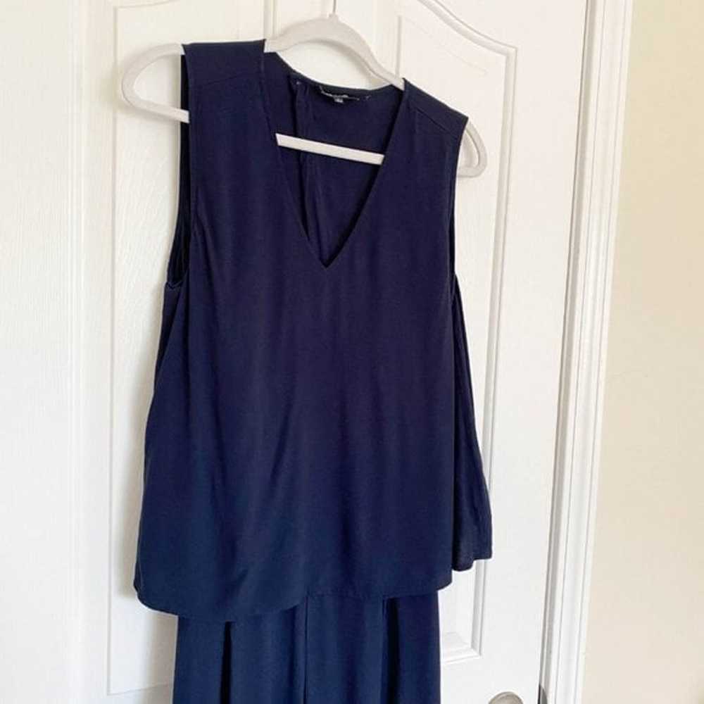 Madewell Jumpsuit Womens Size Large Navy Blue Ope… - image 11