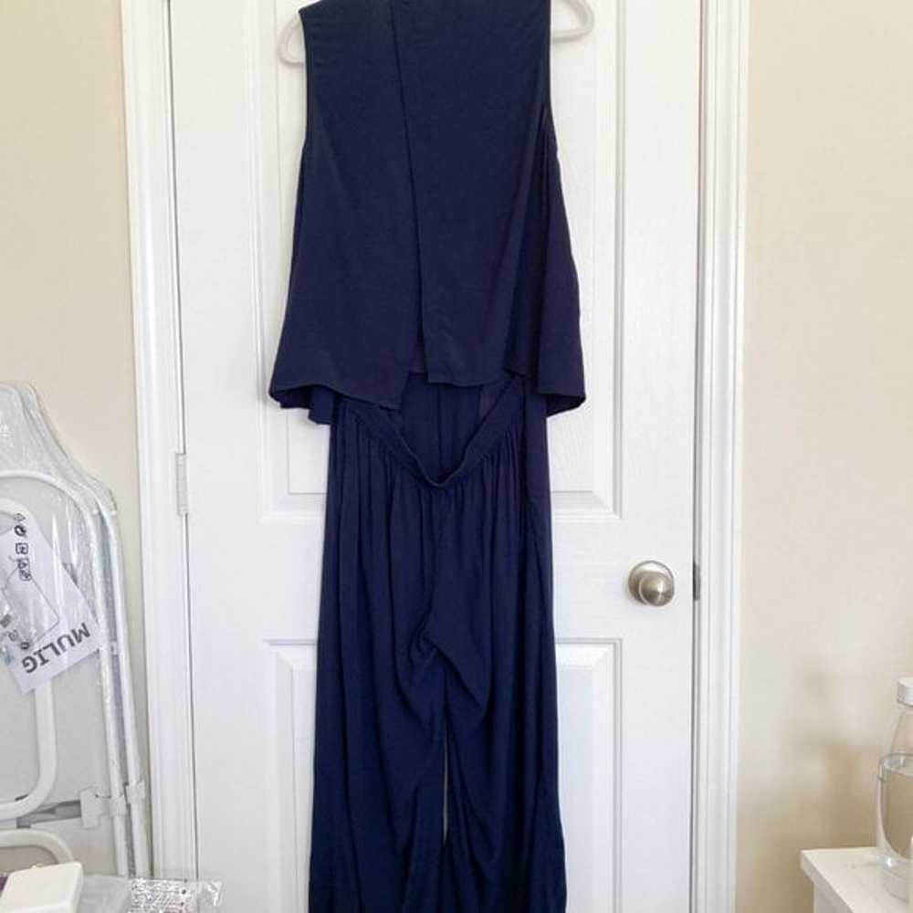 Madewell Jumpsuit Womens Size Large Navy Blue Ope… - image 4