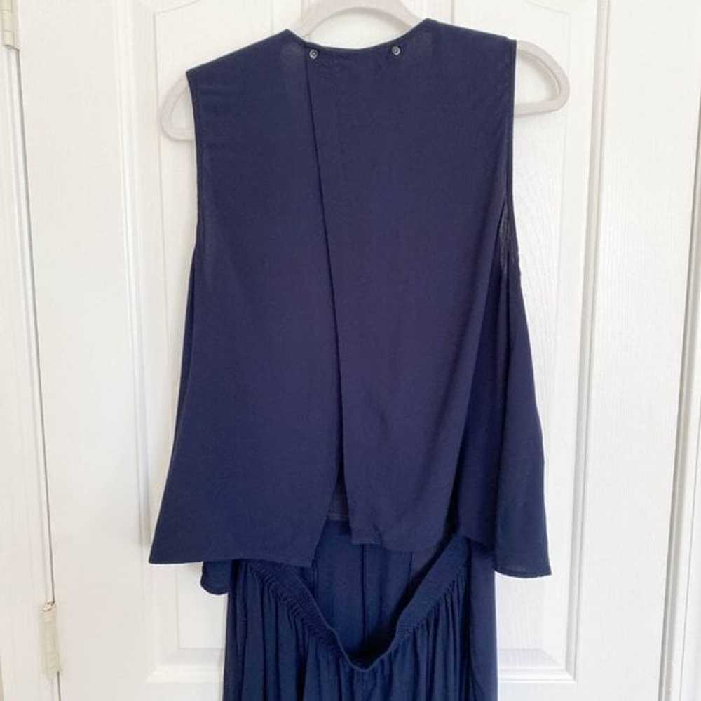 Madewell Jumpsuit Womens Size Large Navy Blue Ope… - image 6