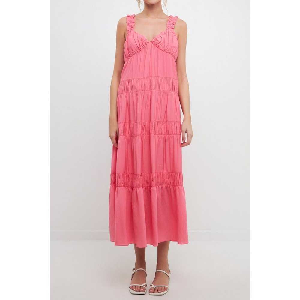 Free The Roses Tiered Maxi Paradise Dress Size La… - image 3