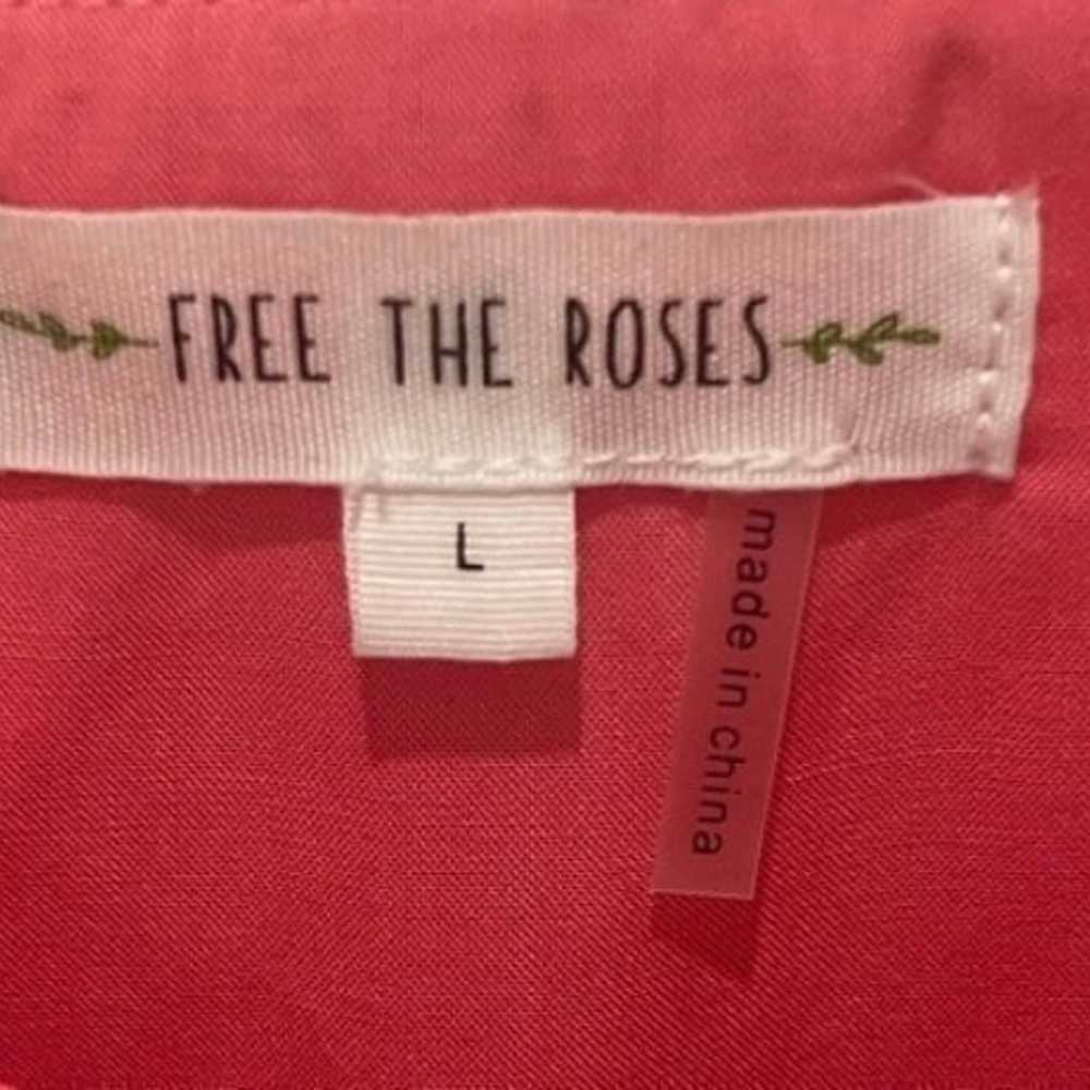 Free The Roses Tiered Maxi Paradise Dress Size La… - image 4