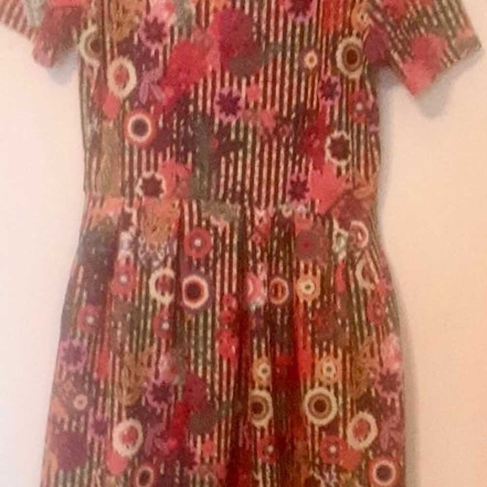 LulaRoe fall multi colors floral, short sleeve, p… - image 1