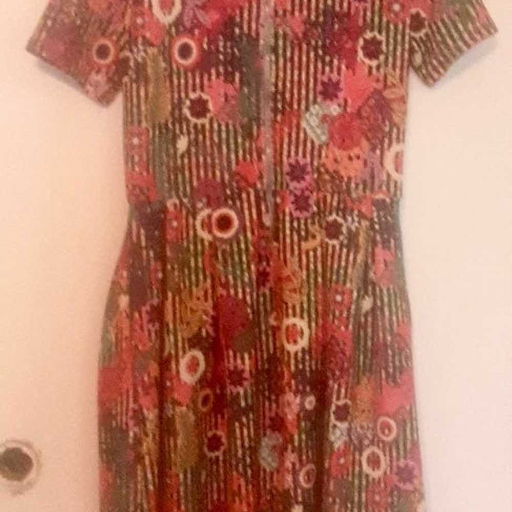 LulaRoe fall multi colors floral, short sleeve, p… - image 4