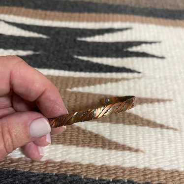 Copper, Gold & Sterling Silver Cuff - image 1