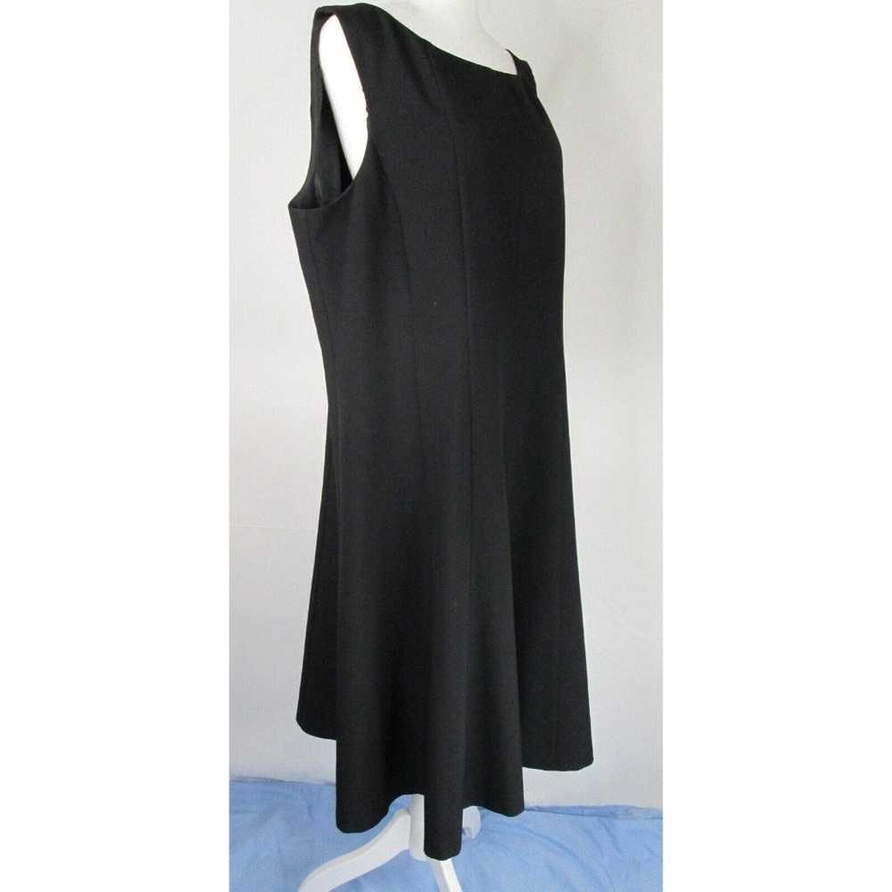 Evan-Picone Black Label Black Dress 18 Lined Bodi… - image 10