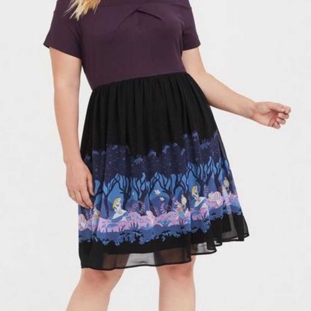 NWOT Torrid Disney’s Alice In Wonderland Off the … - image 3