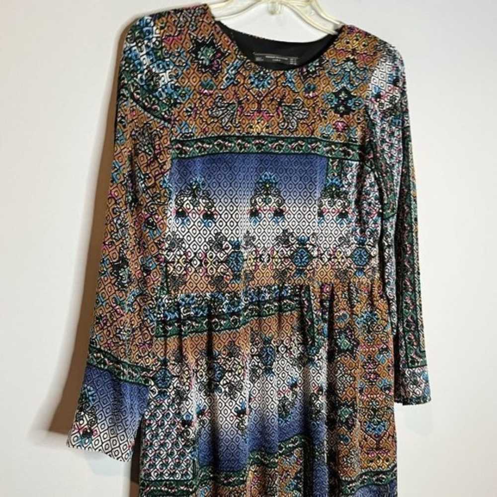 Zara patterned mosaic midi dress - image 2