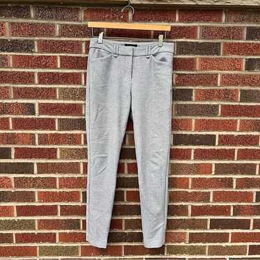 Express Gray Mid Rise Slim Fit Dress Pants Trouser