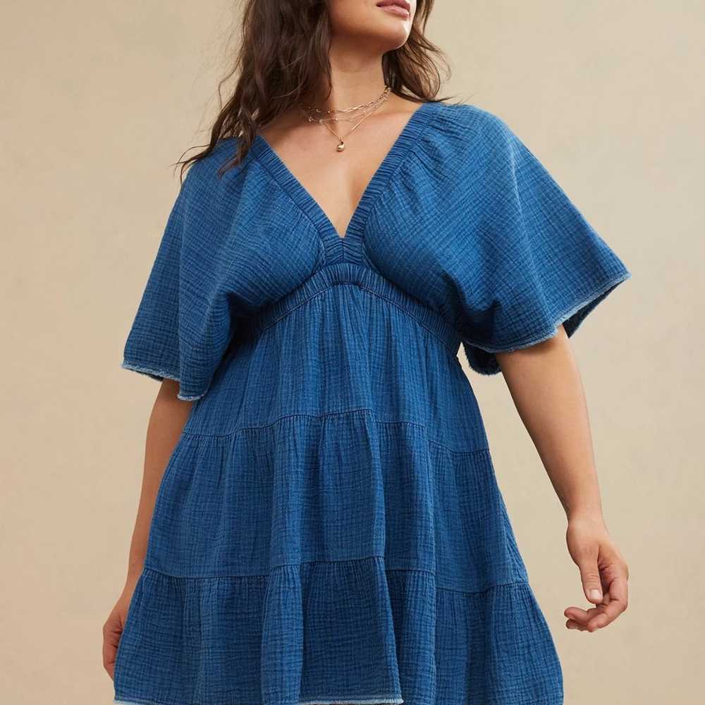 Aerie Pool-To-Party Flutter Sleeve Dress - image 5