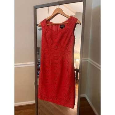 Adrienne Papell Coral Lace Dress Size 4