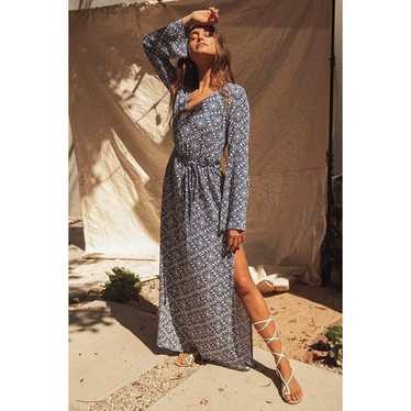 Mandala daydream blue print maxi dress hotsell