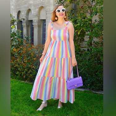 Draper James Rainbow Maxi Dress