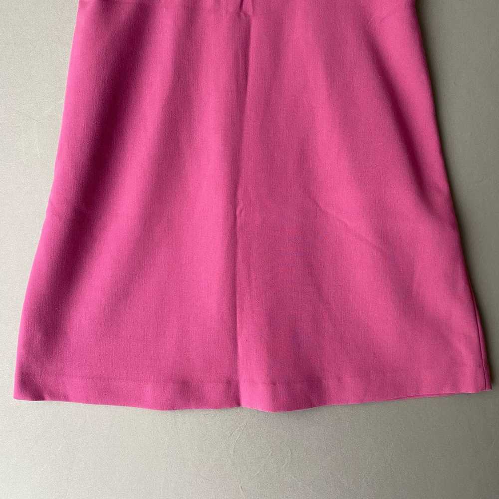 Ann Taylor loft sz 4 scalloped neckline pink mini… - image 6