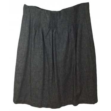 Hoss Intropia Linen mid-length skirt