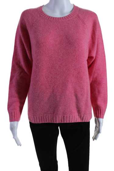 Pure Collection Womens Long Sleeve Round Neck Cash