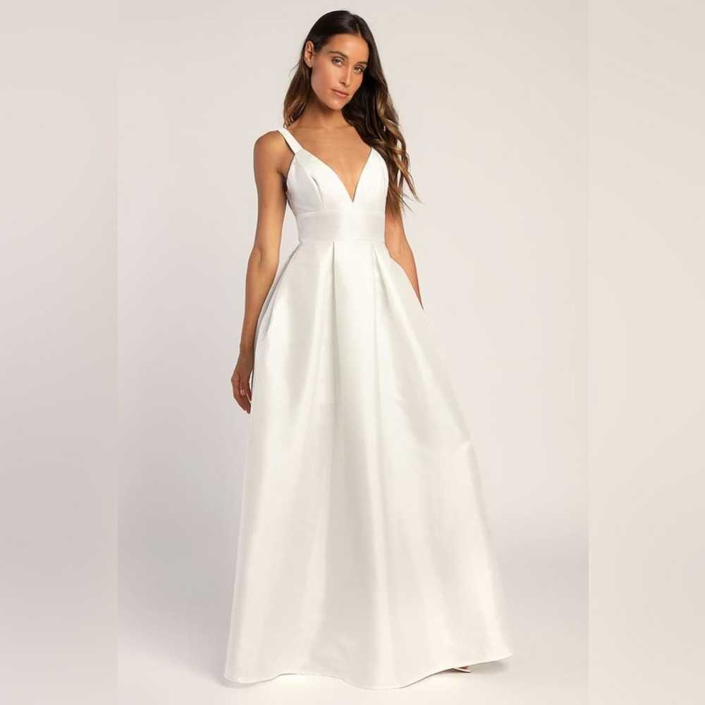 Lulus-Ready For Romance Ivory Sleeveless Maxi Dre… - image 2