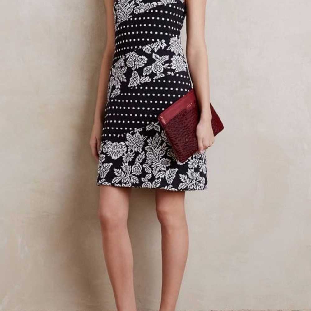 Anthropologie Maeve Effemy Jacquard Shift Dress M… - image 2