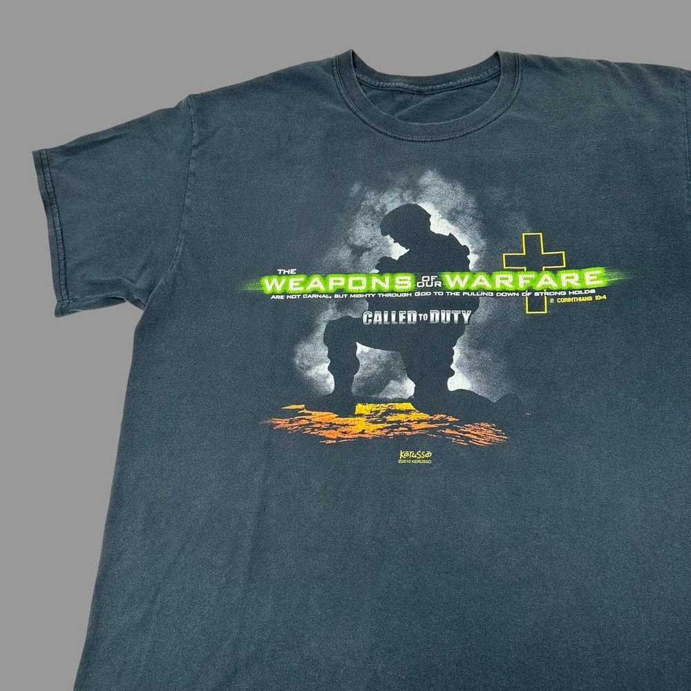 Vintage Vintage Y2K call of duty Jesus T-shirt - image 2