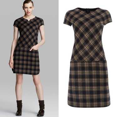 MaxMara Virgin Wool Orense Checkered Dress