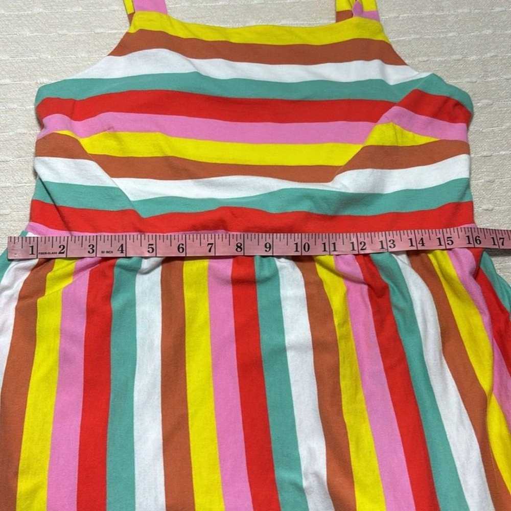 J. Crew Womens Dress Rainbow Striped Maxi Sleevel… - image 10