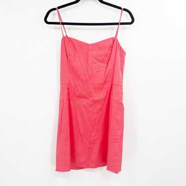 Aritzia Babaton Hadwyn Mini Dress Fresco Pink Back