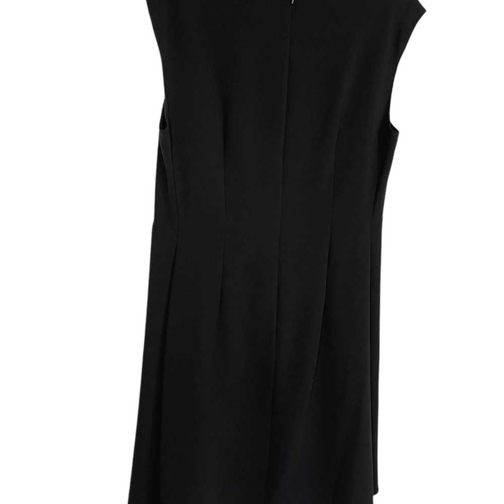 Theory Pleated Cap Sleeve Classic Crepe Dress A-L… - image 10